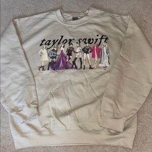 Taylor Swift Cream Crewneck